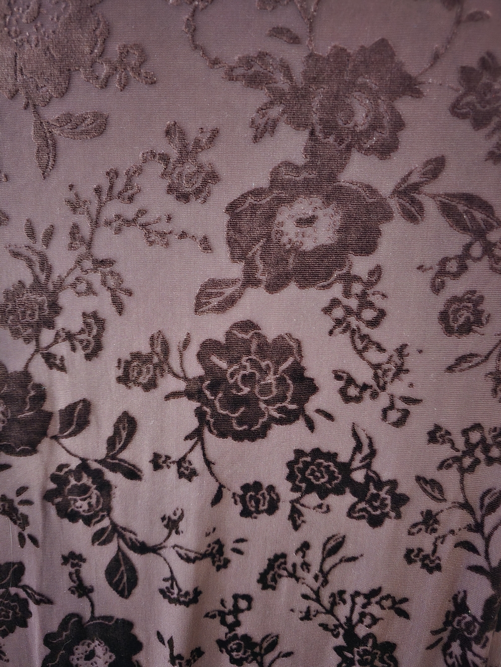 See You Monday Mauve Floral Long Sleeve Dress
